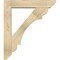 Ekena Millwork Olympic Slat Rough Sawn Bracket w/ Offset Brace, Douglas Fir, 6"W x 28"D x 32"H BKT0604X28X32OLY06RDF - alternate 2
